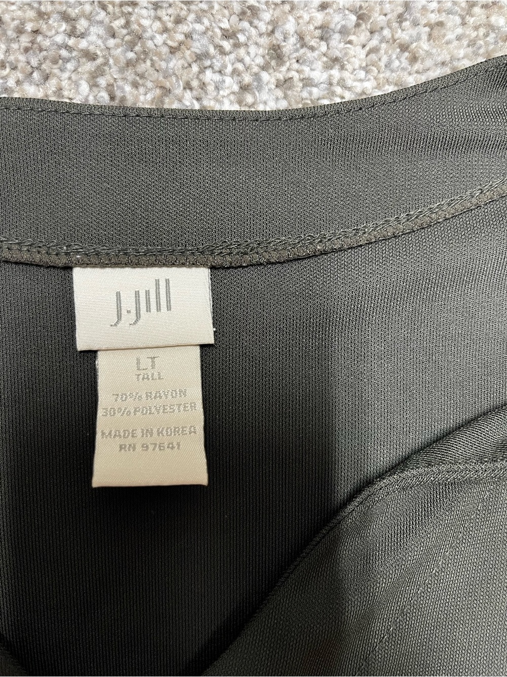 J Jill Button-Front Long Tunic/dress TALL - Picture 2 of 5
